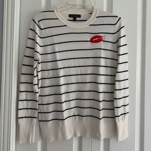 BANANA REPUBLIC long sleeve stopped cotton shirt